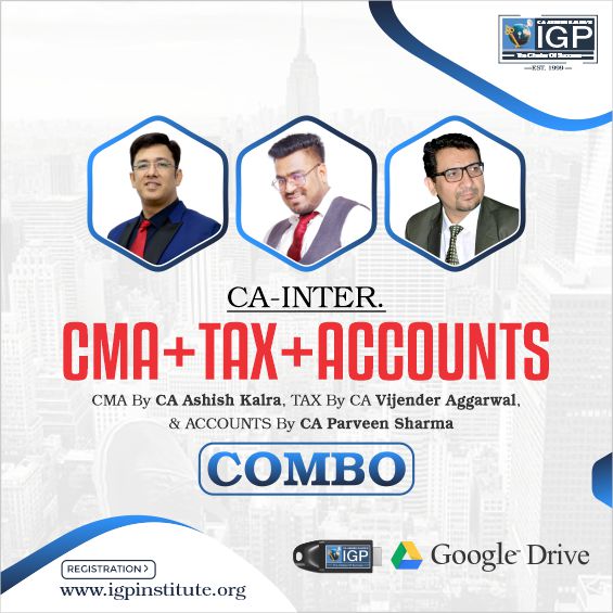 CA Inter CMA & TAX & ACCOUNT